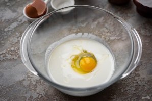 Пончики из жидкого теста