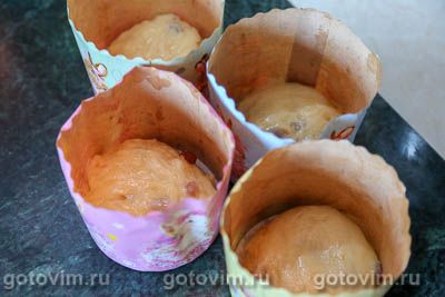 Кулич бриошь с изюмом Кулич бриошь с изюмом