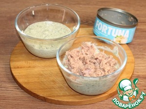 Овощной пирог с консервированным тунцом Овощной пирог с консервированным тунцом