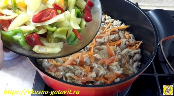 
Рецепт лапши с курицей и овощами в домашних условиях	