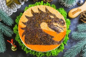 Салат "Мимоза" на год Дракона Салат "Мимоза" на год Дракона