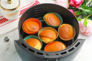 Творожные кексы в аэрогриле