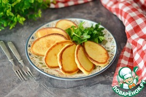 Оладьи из картофельного пюре с манкой