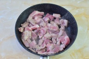 Фрикасе из свинины с грибами