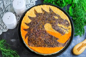 Салат "Мимоза" на год Дракона Салат "Мимоза" на год Дракона