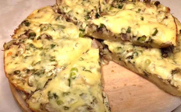 Пицца рецепт на сковороде в домашних условиях быстро и вкусно
Пицца рецепт на сковороде в домашних условиях быстро и вкусно