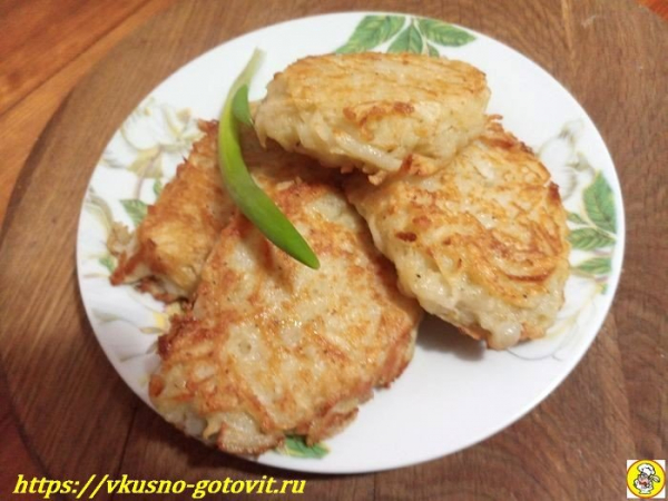 
Картофельные драники — классический пошаговый рецепт на сковороде	