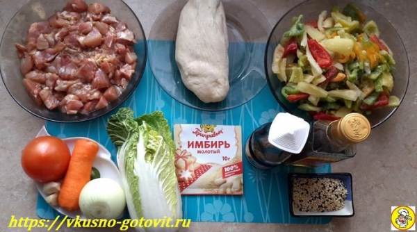 
Рецепт лапши с курицей и овощами в домашних условиях	