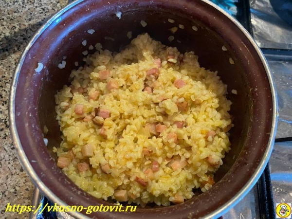 
Булгур с мясом — рецепт приготовления с овощами в домашних условиях	