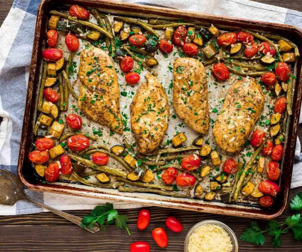 
Курица в духовке запечённая кусочками — 6 быстрых и вкусных рецептов приготовления по-итальянски	