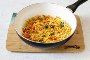 Булгур со шпинатом Булгур со шпинатом