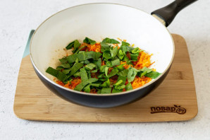 Булгур со шпинатом Булгур со шпинатом