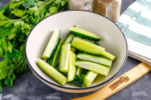 Малосольные огурцы в пакете Малосольные огурцы в пакете