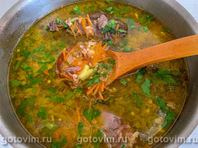 Гречневый суп с говядиной Гречневый суп с говядиной