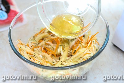 Легкий овощной салат с крабовыми палочками «Снежный краб» VIČI Легкий овощной салат с крабовыми палочками «Снежный краб» VIČI