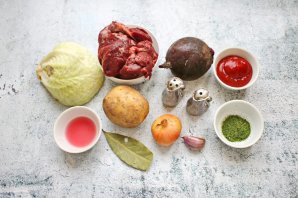 Борщ из оленины Борщ из оленины