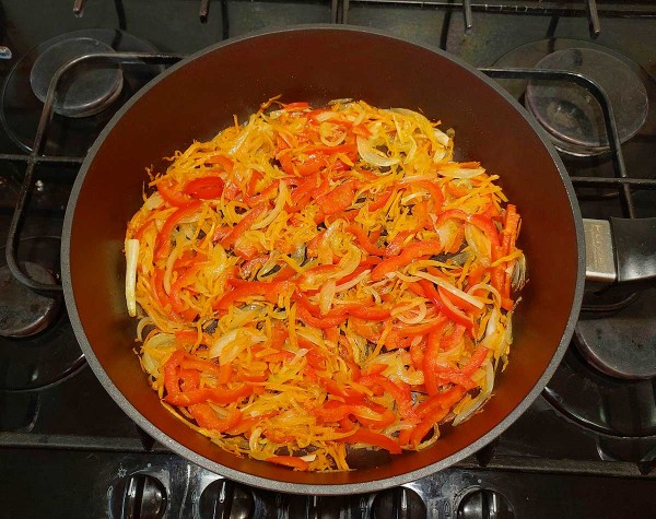 Фунчоза с креветками