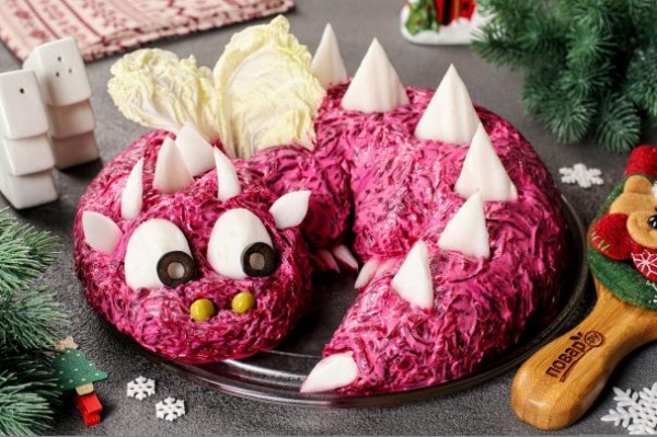 "Селедка под шубой" на год Дракона "Селедка под шубой" на год Дракона