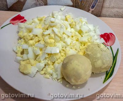 Салат с кальмарами и шампиньонами Салат с кальмарами и шампиньонами