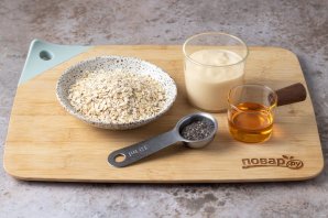 Ленивая овсянка в банке с йогуртом Ленивая овсянка в банке с йогуртом