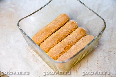 Тирамису с кремом из печеной тыквы (без яиц)