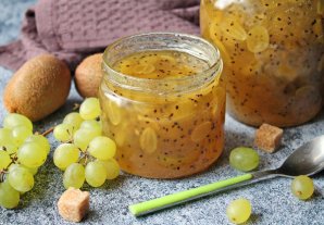 Конфитюр из киви и винограда Конфитюр из киви и винограда