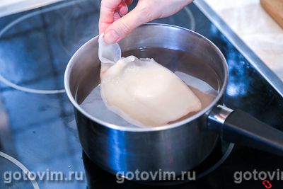 Салат из кальмаров с корейской морковью