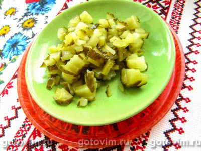 Салат «Подсолнух» с чипсами