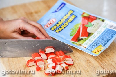 Закусочная паста с крабовыми палочками VIČI и сыром