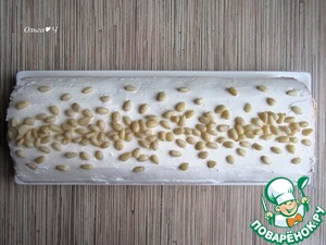 Белковый бисквитный рулет с хурмой