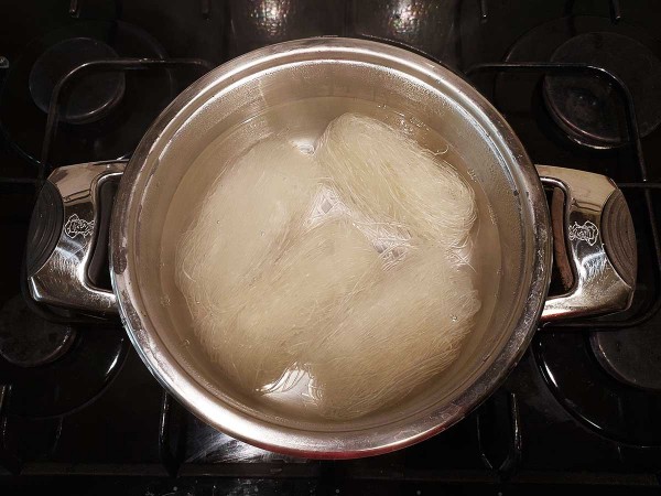 Фунчоза с креветками