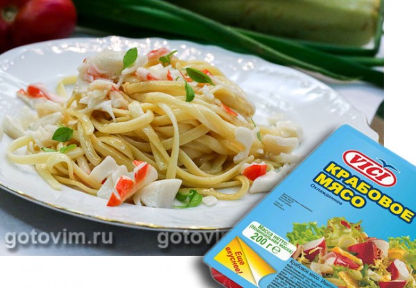 Макароны с крабовым мясом VIČI Макароны с крабовым мясом VIČI