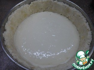 Творожно-ванильный пирог с вишней