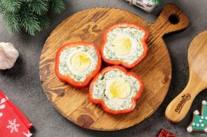 Новогодняя закуска "Взгляд дракона" Новогодняя закуска "Взгляд дракона"