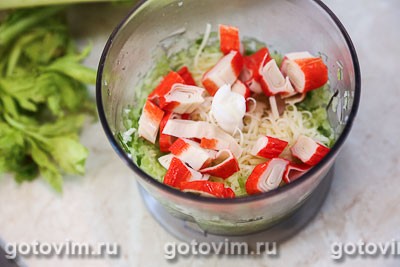 Закусочная паста с крабовыми палочками VIČI и сыром