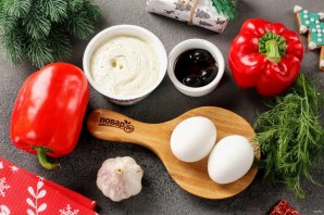 Новогодняя закуска "Взгляд дракона" Новогодняя закуска "Взгляд дракона"