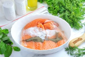 Малосольная красная рыба Малосольная красная рыба