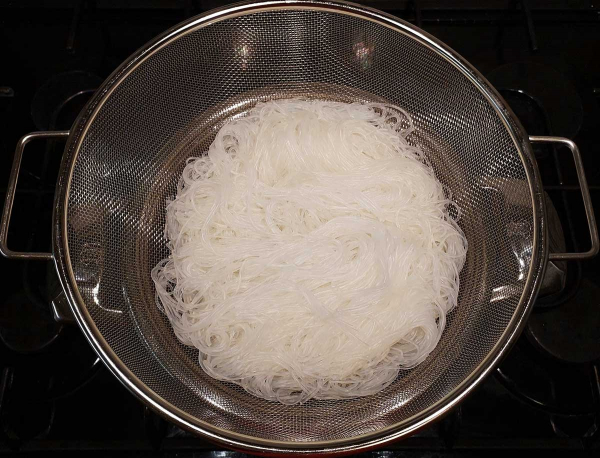 Фунчоза с креветками