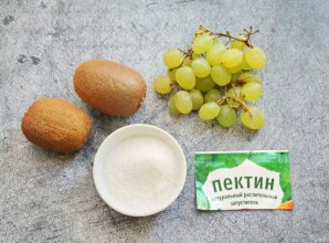 Конфитюр из киви и винограда Конфитюр из киви и винограда