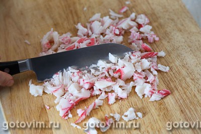 Легкий овощной салат с крабовыми палочками «Снежный краб» VIČI Легкий овощной салат с крабовыми палочками «Снежный краб» VIČI