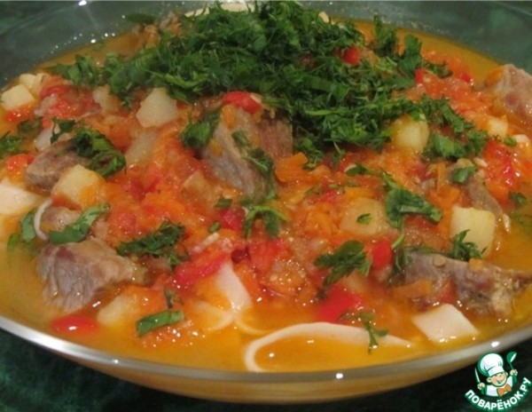 А-ля лагман по-домашнему