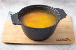 Суп с морской капустой и рисом Суп с морской капустой и рисом