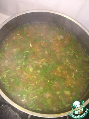 Азербайджанская шурпа из говядины