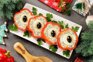 Новогодняя закуска "Взгляд дракона" Новогодняя закуска "Взгляд дракона"