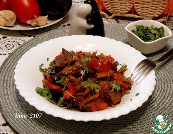 Баклажаны по-грузински Баклажаны по-грузински