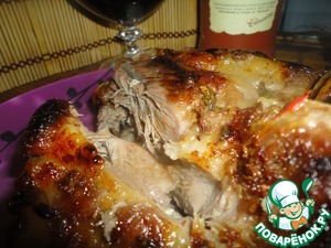 Баранье бедро, запеченное в духовке