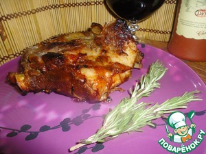 Баранье бедро, запеченное в духовке