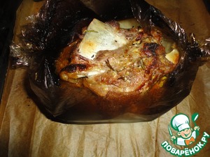 Баранье бедро, запеченное в духовке