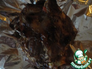 Баранье бедро, запеченное в духовке