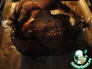 Баранье бедро, запеченное в духовке